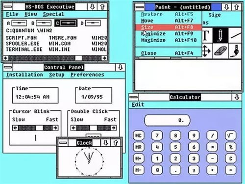 windows系统发展史 你没见过的windows全在这了